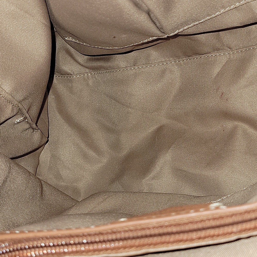 The Sak Los Feliz Red Suede Leather Tote Shoulder Bag - Picture 11 of 15